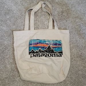 Patagonia distressed canvas tote